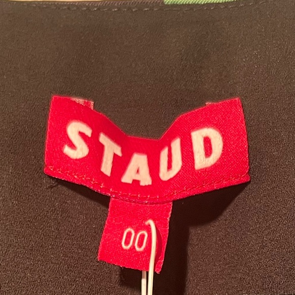 $265 MRSP | STAUD - Mini Milla Dress | Marble Wave | NWT | 00 - Picture 10 of 16